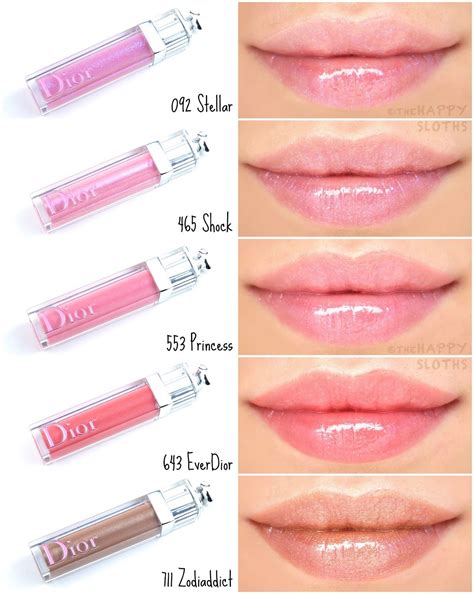 dior addict stellar gloss 640 j'adior|Dior lip gloss color chart.